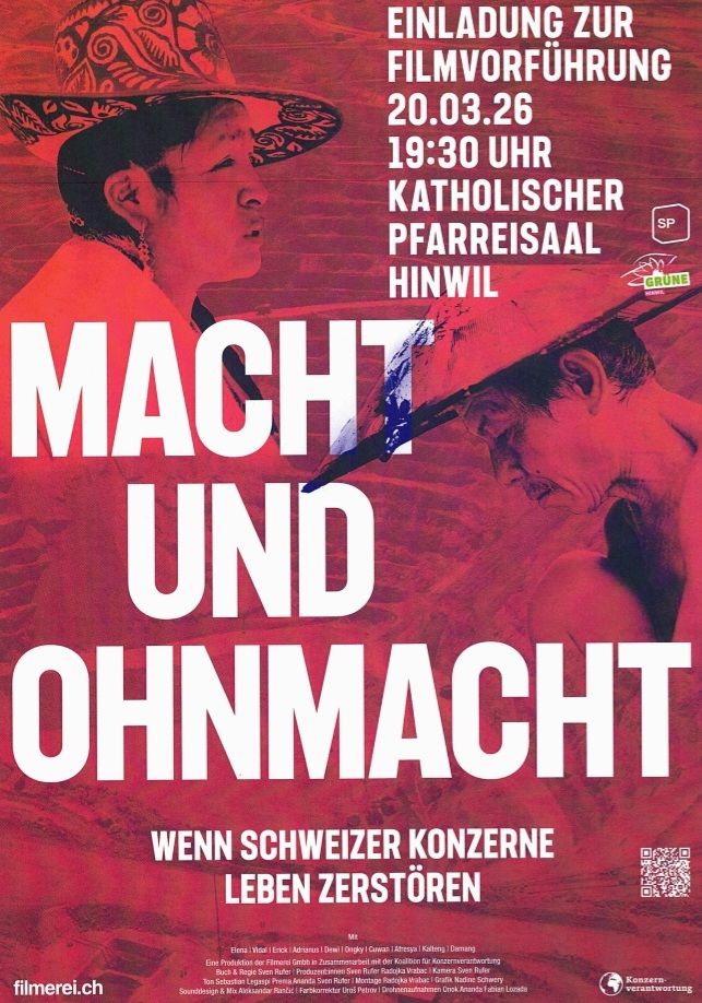 Flyer Filmvorführung Macht und Ohnmacht